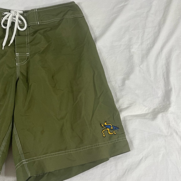 Cocoa Beach Mens Green Swin Board Shorts Size 31 - Picture 5 of 10
